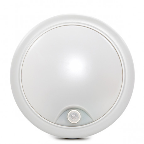 APLIQUE/PLAFON REDONDO DETECTOR MOVIMIENTO PIR EXTERIOR 15W