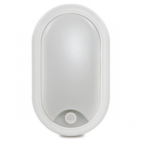 APLIQUE/PLAFON CUADRADO DETECTOR MOVIMIENTO PIR EXTERIOR 15W