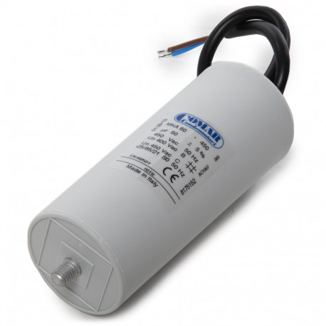 CONDENSADOR PARA MOTOR CON CABLE
