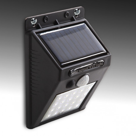 APLIQUE SOLAR LED PARED 8W DETECTOR FRIO 