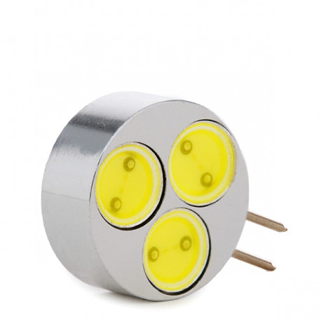 BOMBILLA LED G4 12V 3 LED X 3W 300LM REDONDA