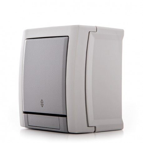 CONMUTADOR EXTERIOR 10A 250V GRIS IP54 PANASONIC PACIFIC