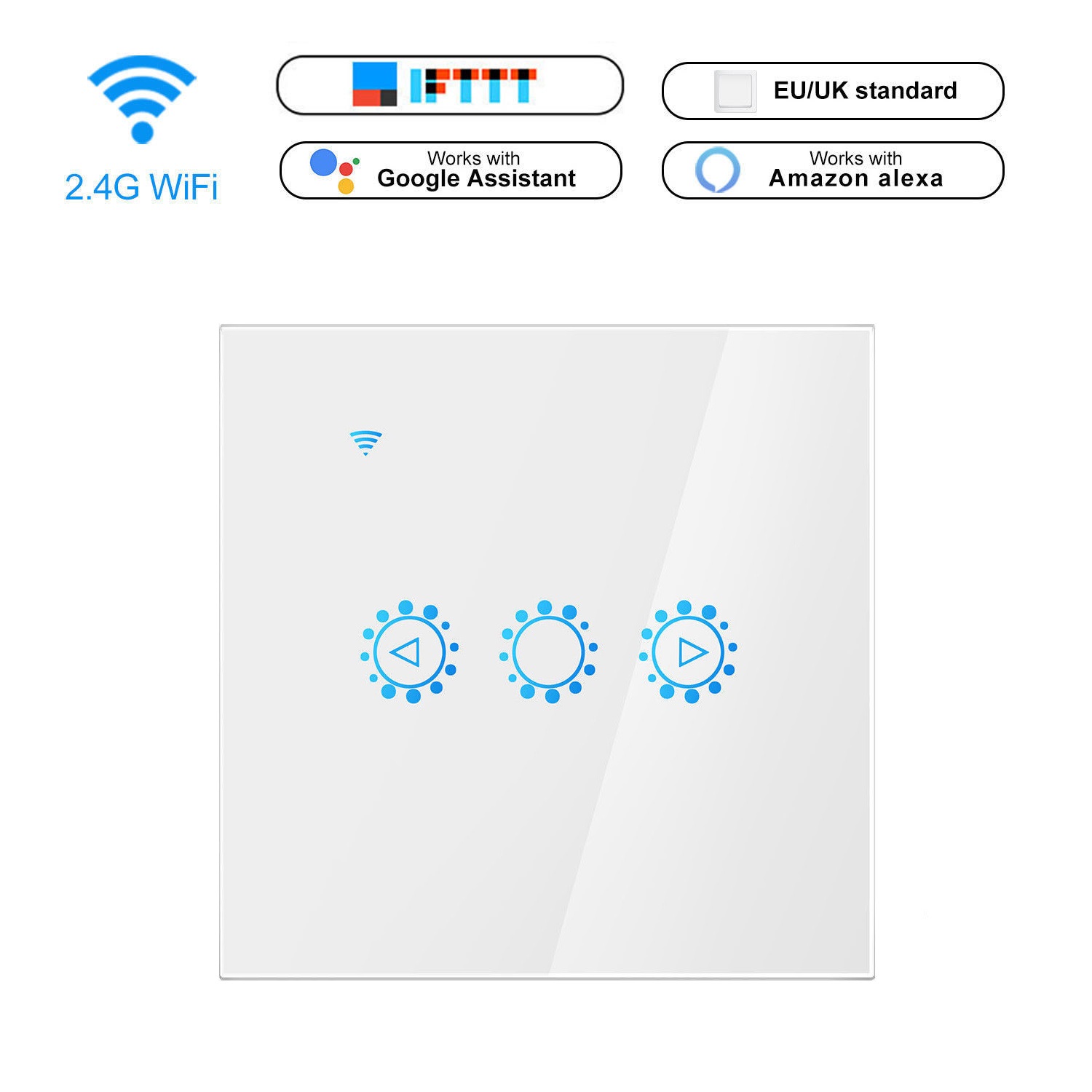 INTERRUPTOR DIMABLE WIFI ALEXA/GOOGLE CAJA MEC