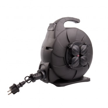 CARRETE DE CABLE REBOBINADO AUTOMATICO 15m IP44 