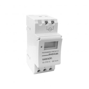 RELOJ TEMPORIZADOR DIGITAL SEMANAL 2 DIM 