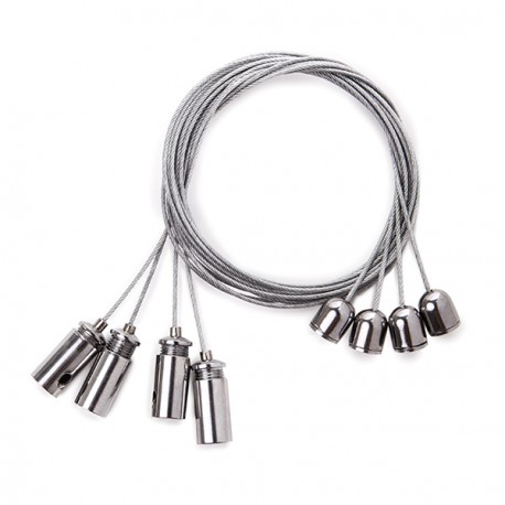 KIT DE SUSPENSION 775MM PANELES LED