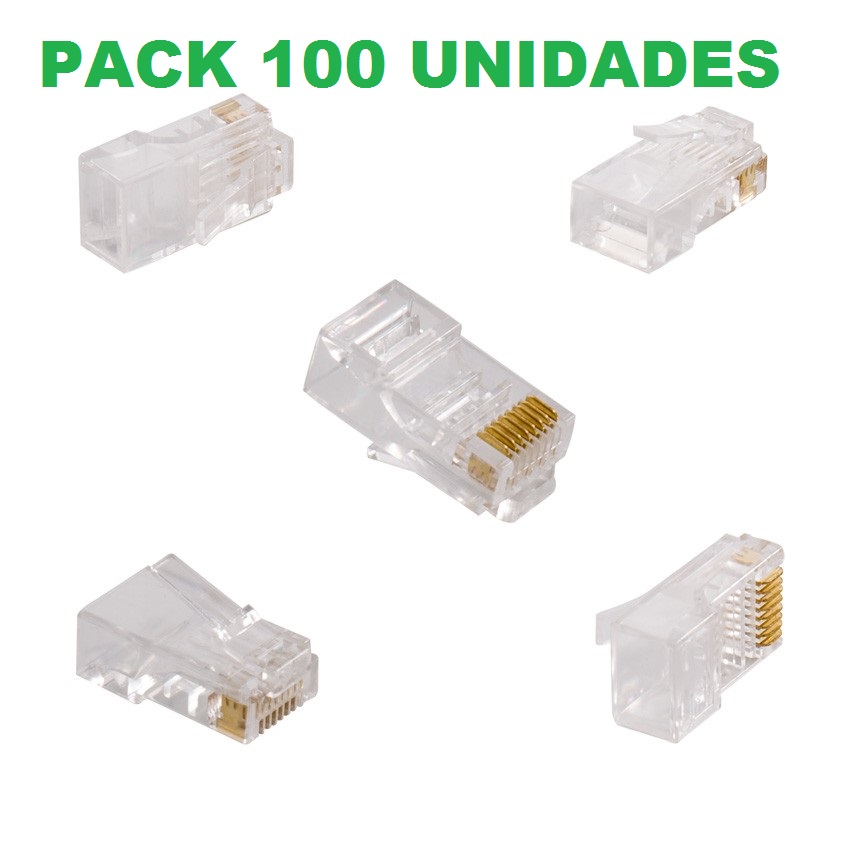 PACK CONECTOR RJ45 CAT 6