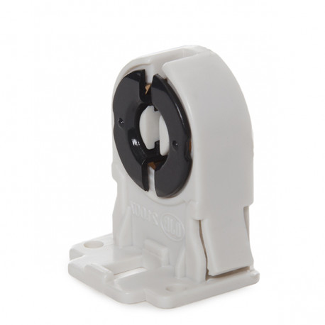 PORTALAMPARA ADAPTADOR CASQUILLO T8 PARA PARED Y PANTALLAS