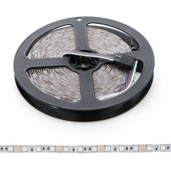 TIRA LED RGB 12V 5050 IP25 5 METROS 300 LEDS/METRO