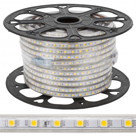TIRA LED 220V 5050 60 LED/METRO IP65 (POR METROS)