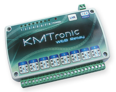 KMTRONIC WEB RELAY RELES ACTIVACION POR RJ45